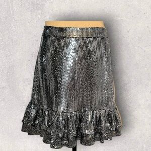 MICHAEL Michael Kors Metallic Sequin Mini Skirt